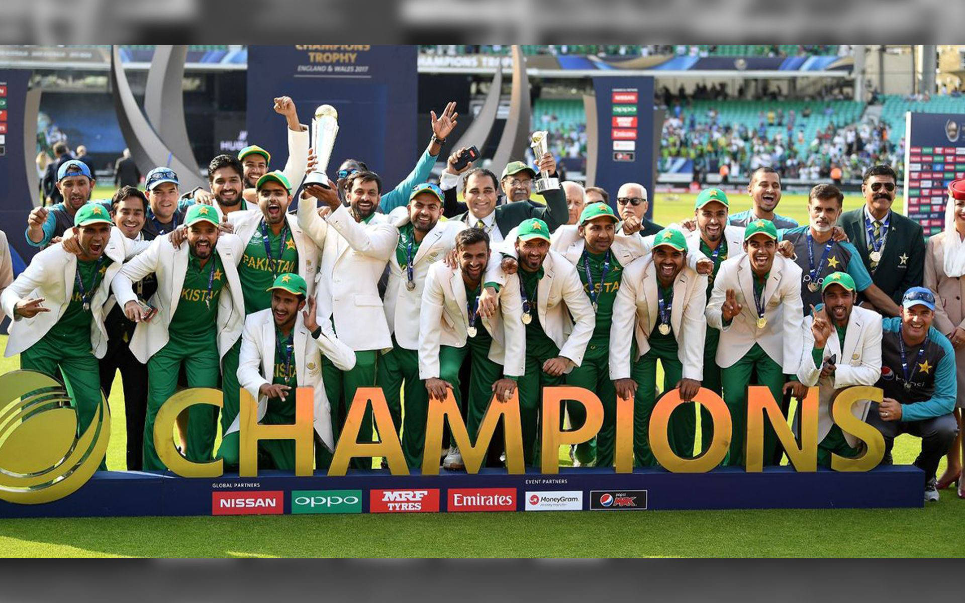 Pakistancricket 2017-mästare. Wallpaper