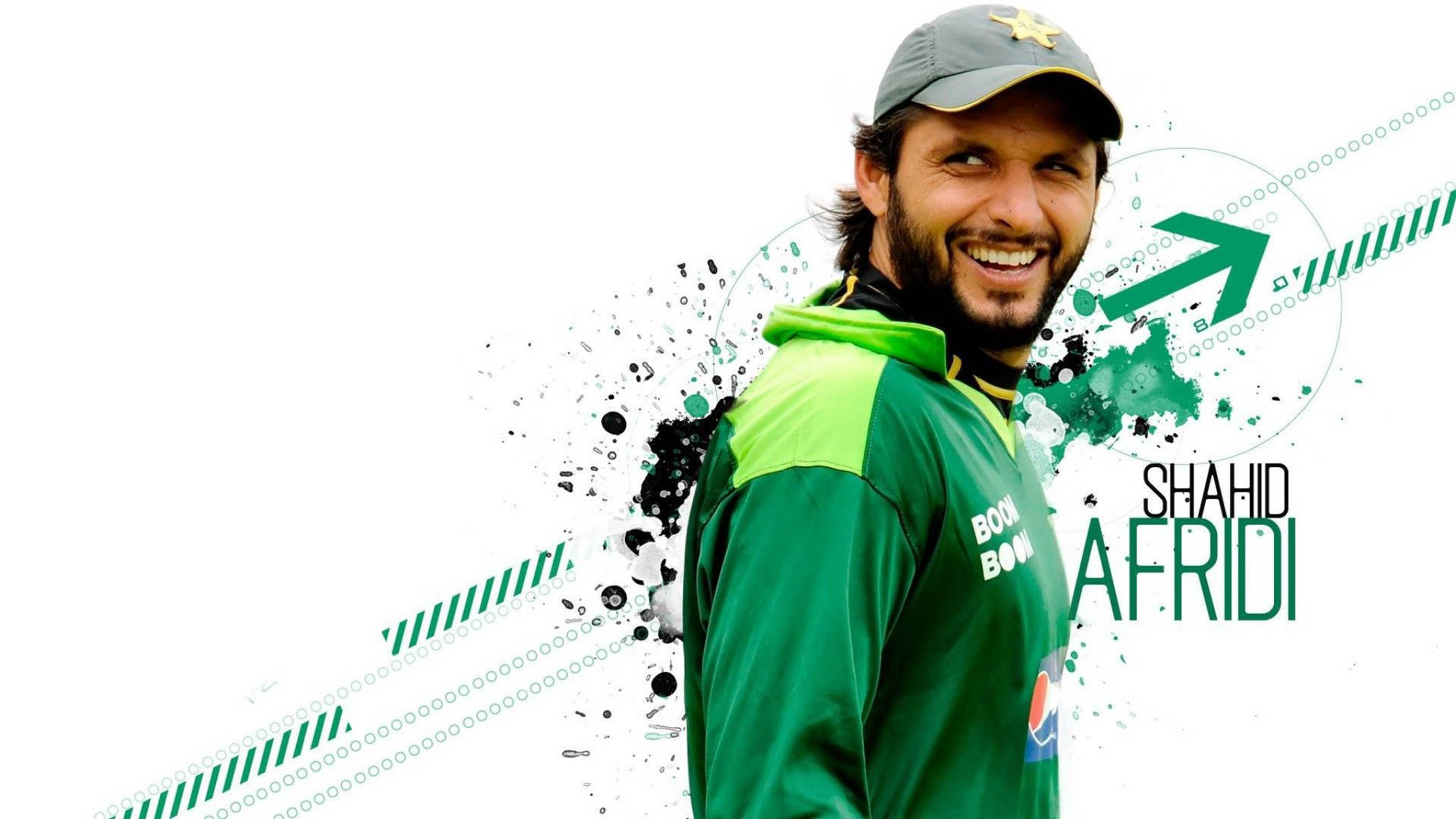 Pakistan Cricket Afridi Leende Wallpaper
