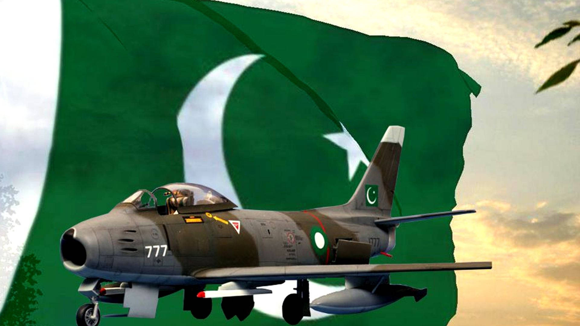 Aereo Volante Pakistano Sfondo
