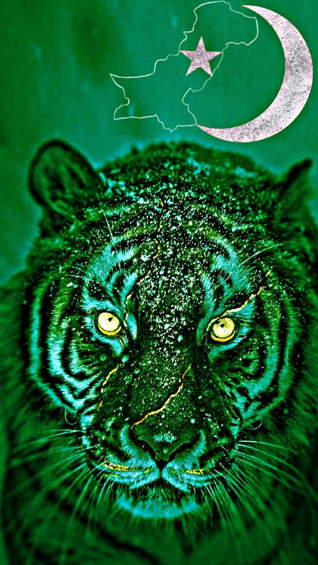 Pakistan Green Tiger Wallpaper
