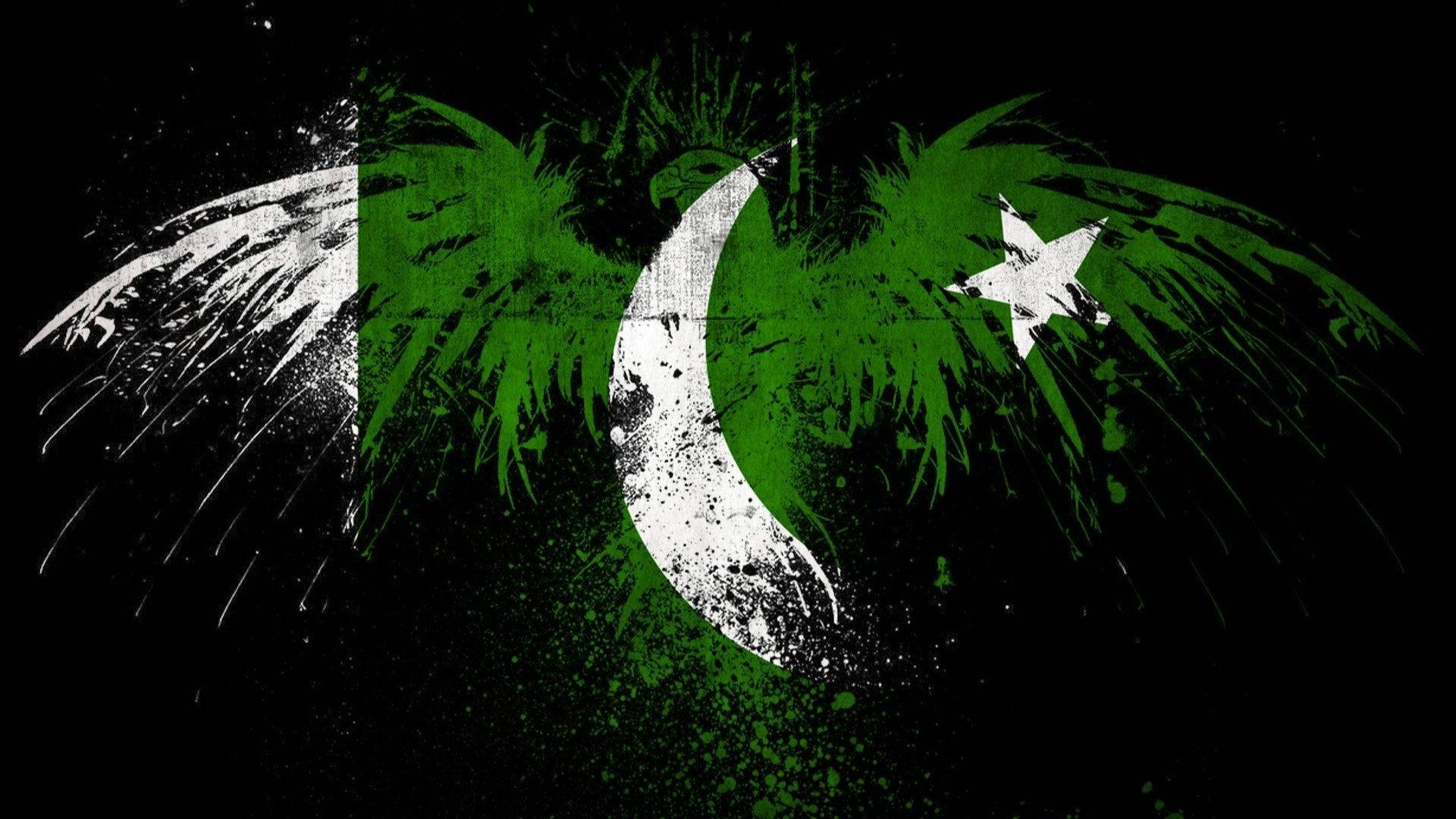 Pakistan Logo Eagle Design Wallpaper