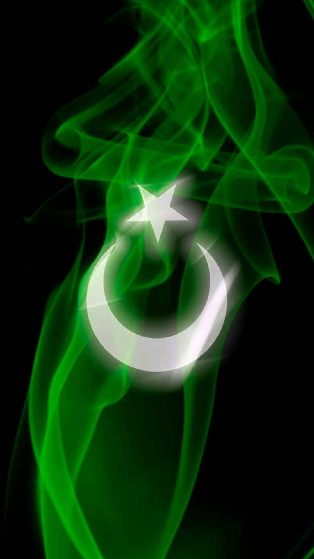 Pakistan Logo Smoke Effect Wallpaper