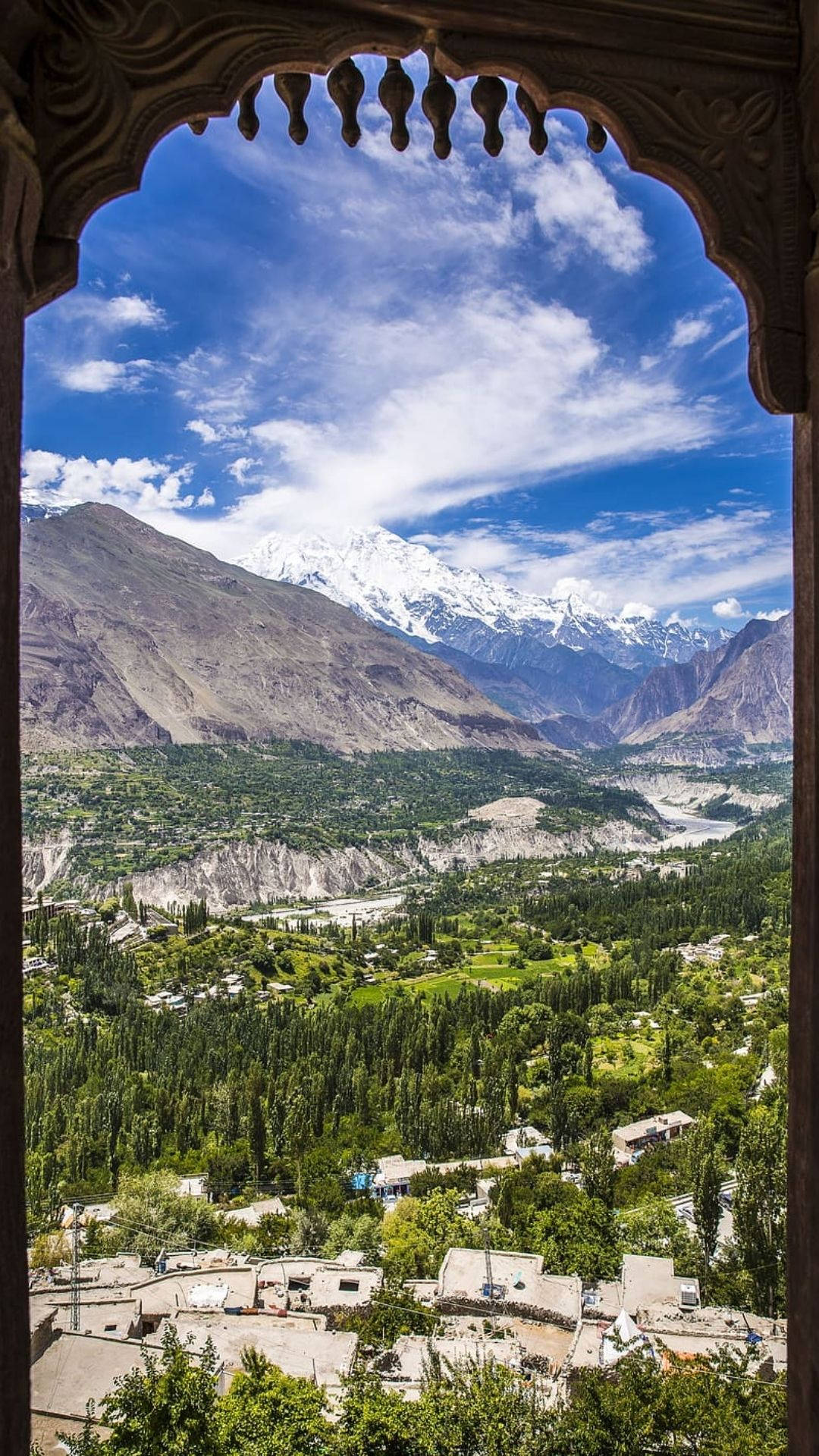 Pakistan Window View Wallpaper