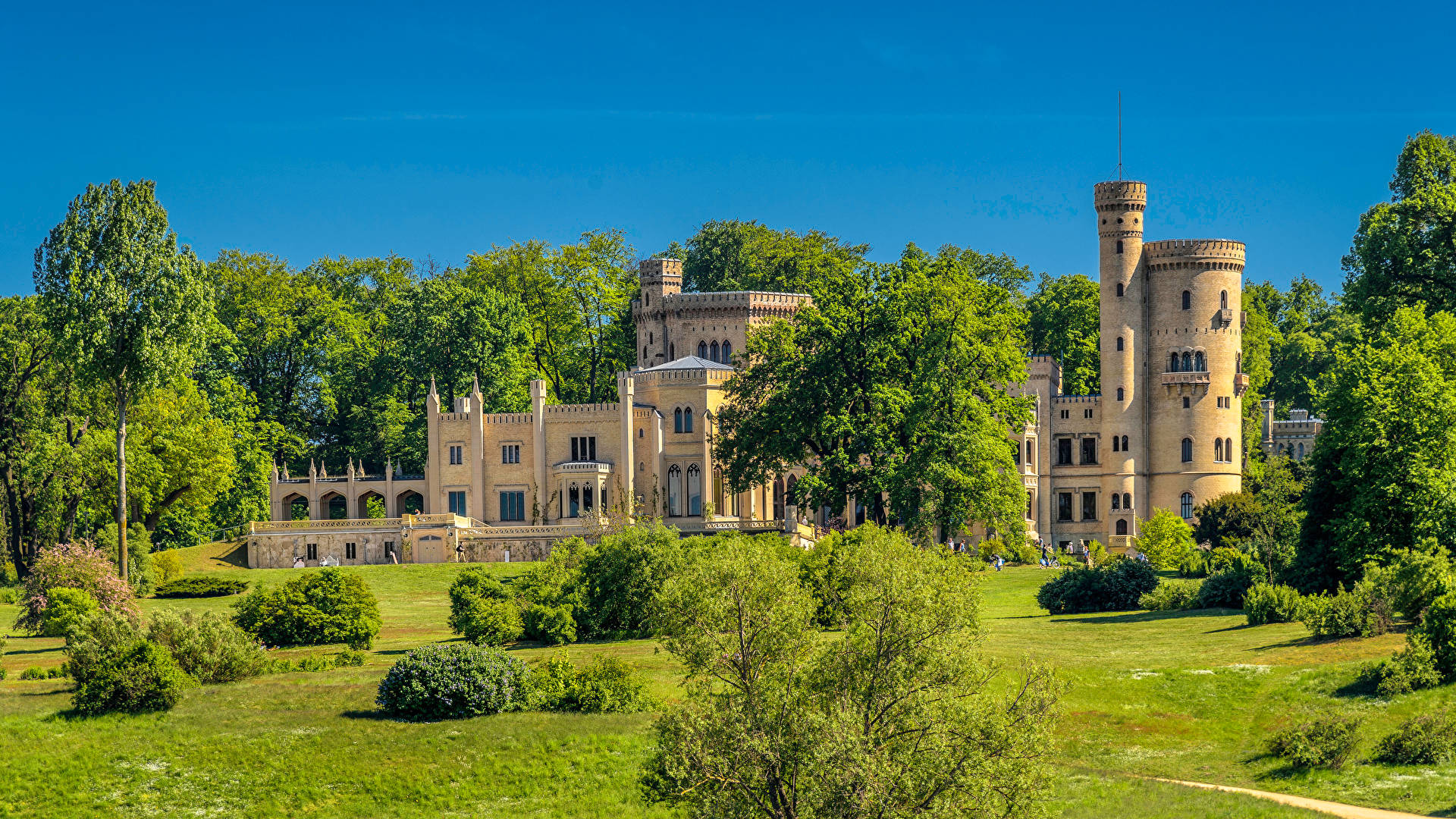 Palace At Babelsberg Park Potsdam Picture