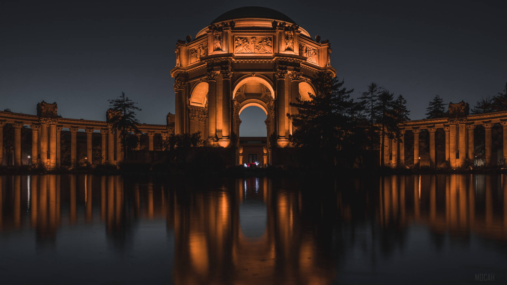 Palace of Fine Arts Darkness Wallpaper