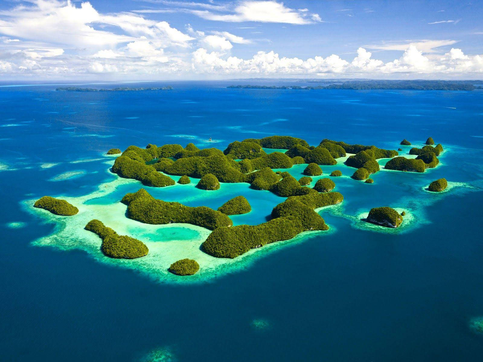 Palau Dome-shaped Islands Wallpaper