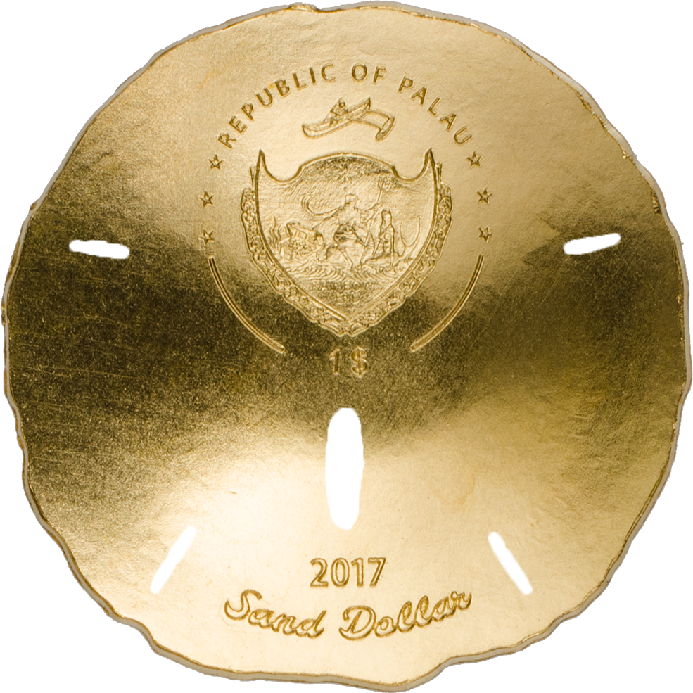 Palau2017 Sand Dollar Coin PNG