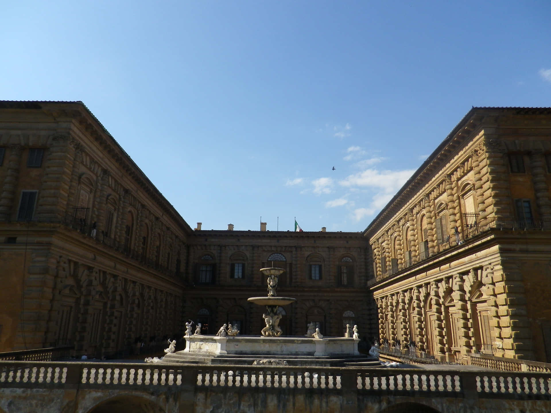 Dettagliarchitettonici Del Palazzo Pitti Sfondo