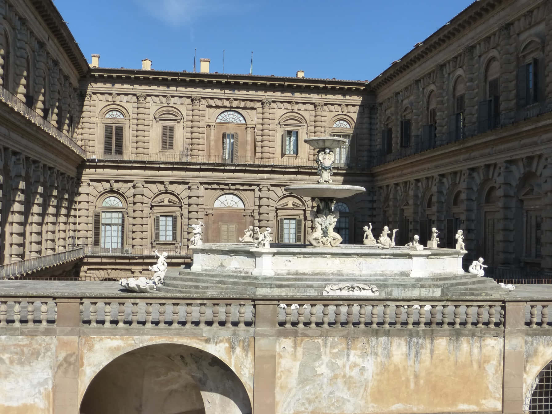 Palazzo Pitti Fountain Sculptures Picture