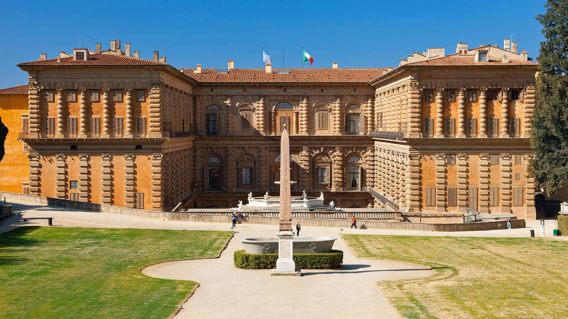 Palazzo Pitti Obelisk Picture