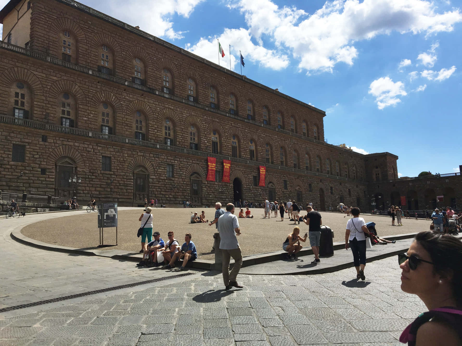 Palazzo Pitti Visitors Picture