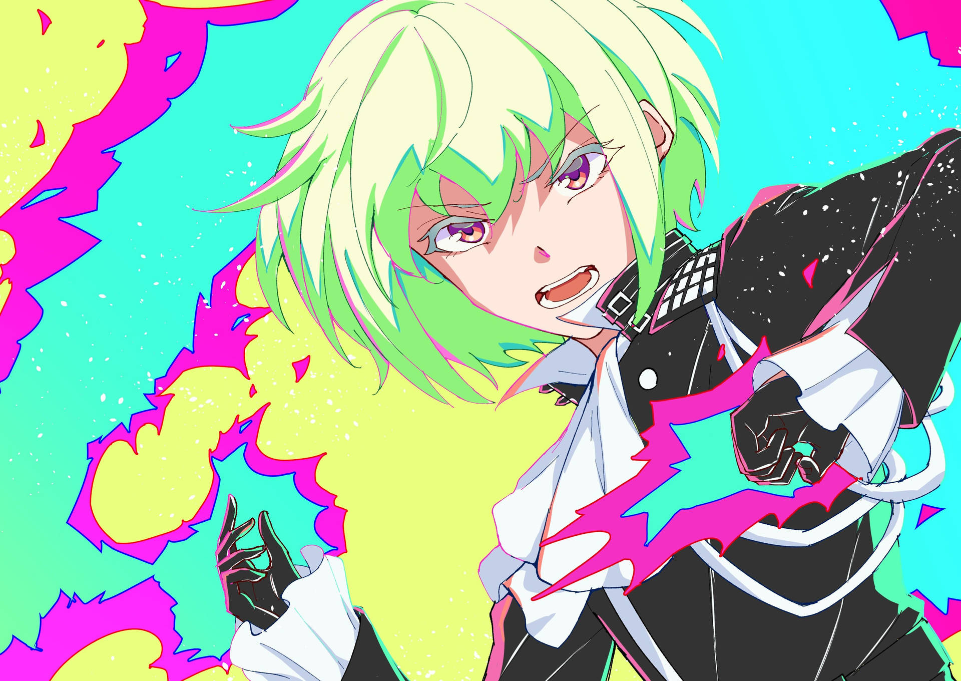 Pale Aesthetic Art Promare Background