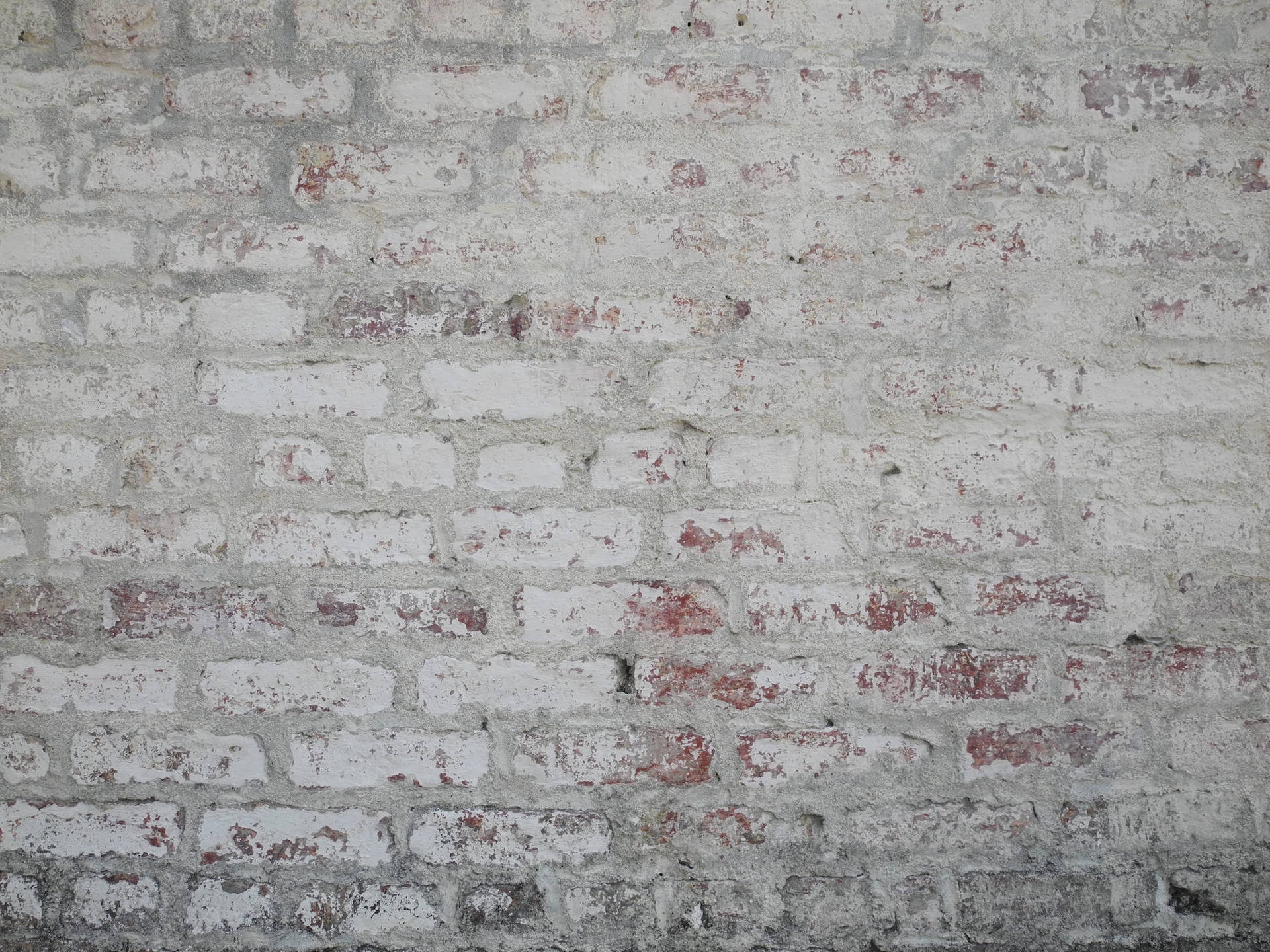 Pale Grey Brick Wall Wallpaper
