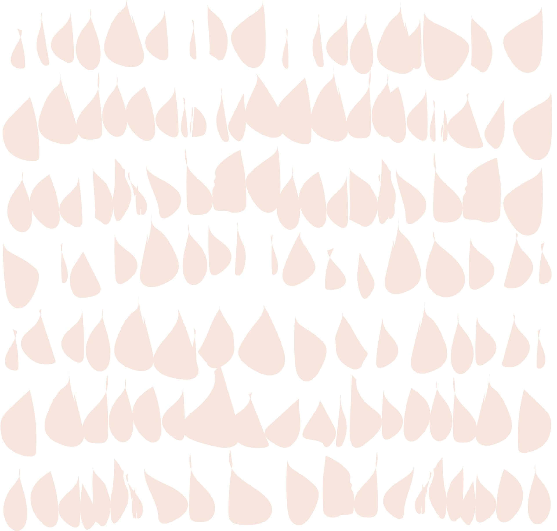 Pale Pink Background Irregular Shapes