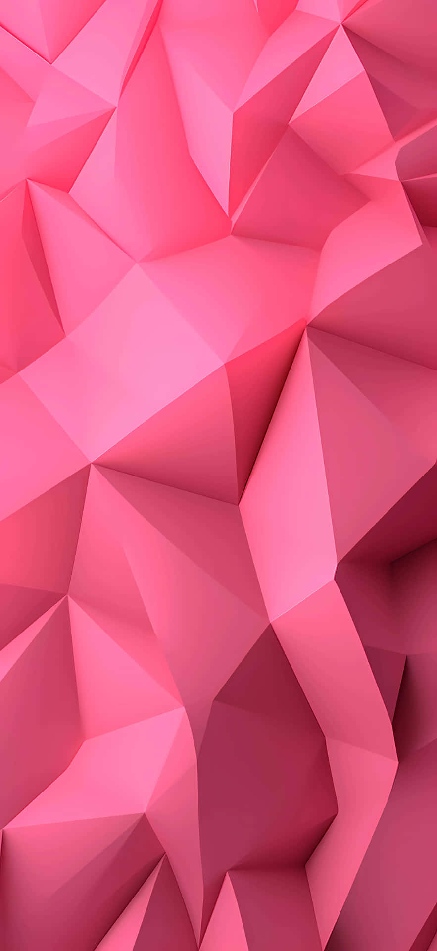 Pale Pink Geometric Pattern Wallpaper