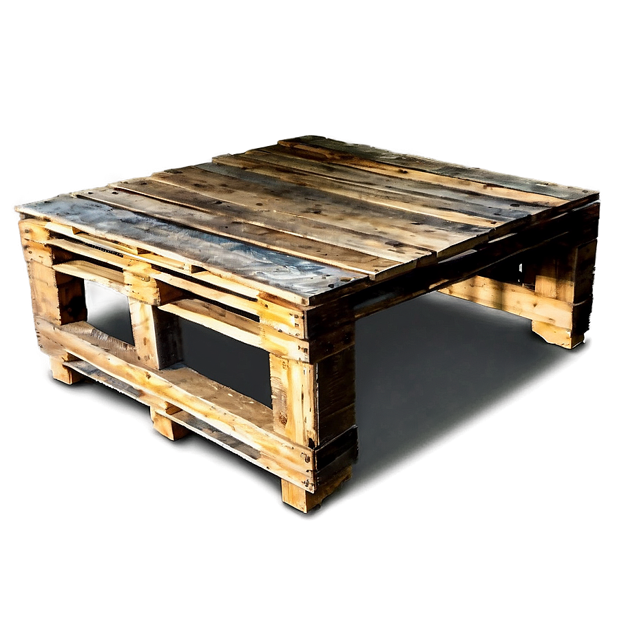 Pallet Coffee Table Png 2 PNG
