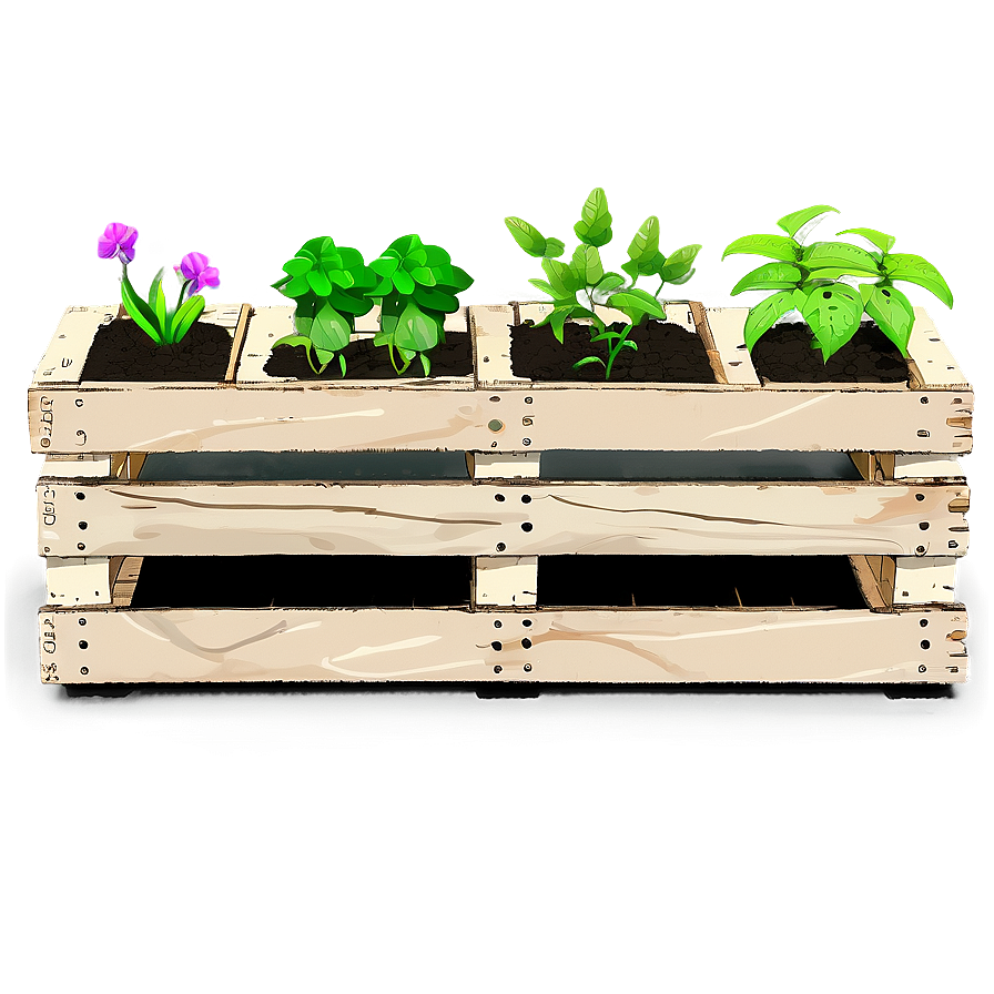 Pallet Garden Png Uay58 PNG