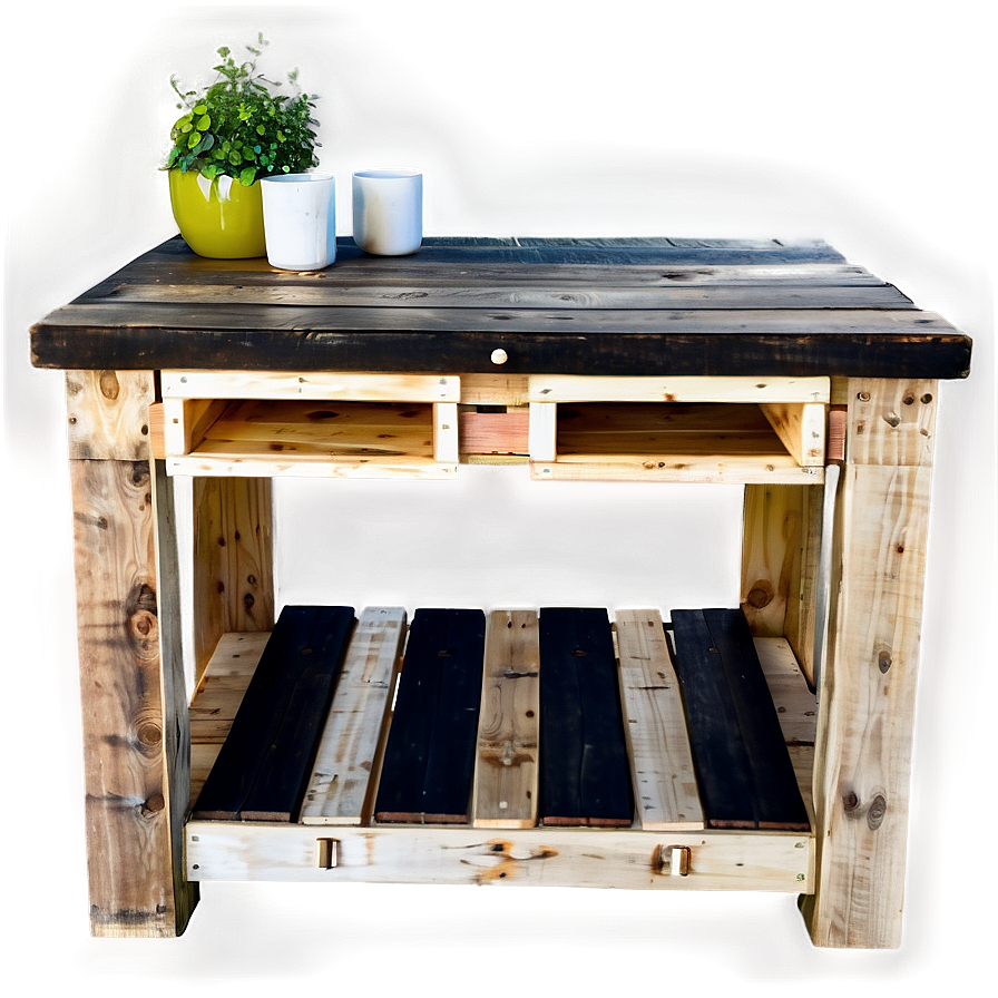 Pallet Kitchen Island Png 30 PNG