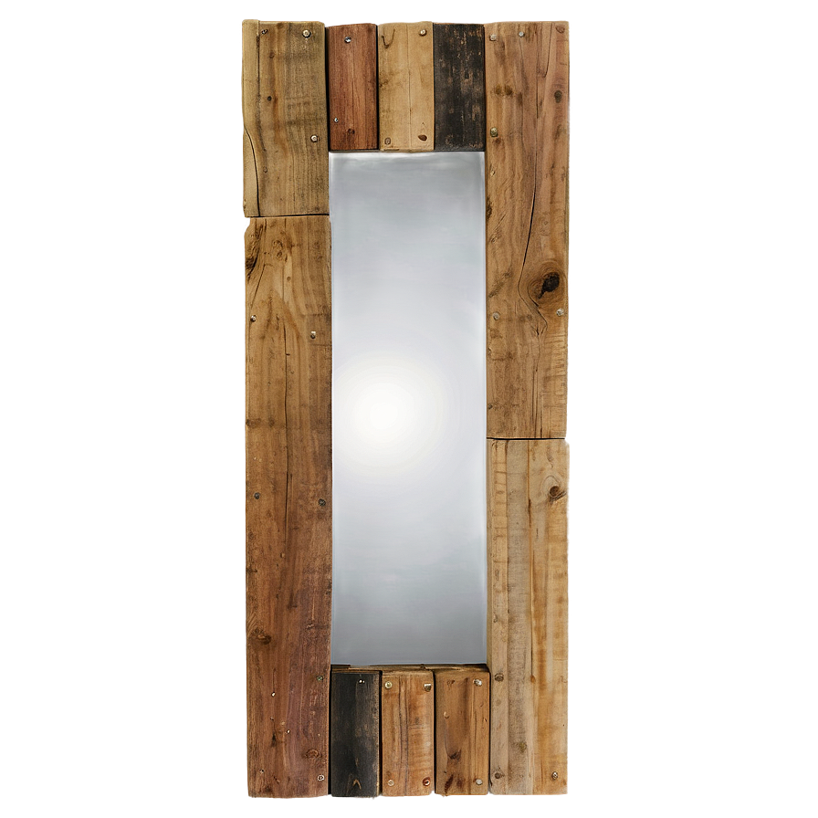 Pallet Wood Mirror Frame Png Fxb98 PNG