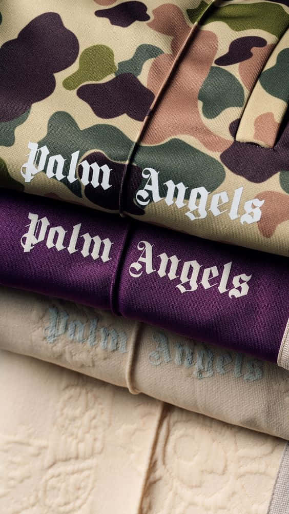 Camisetasde Palm Angels Con Estampado Camuflado Fondo de pantalla