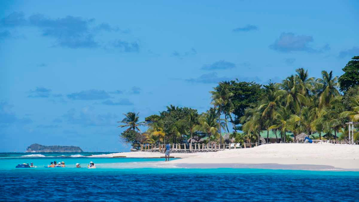 Resortde Palm Island Em São Vicente E Granadinas. Papel de Parede