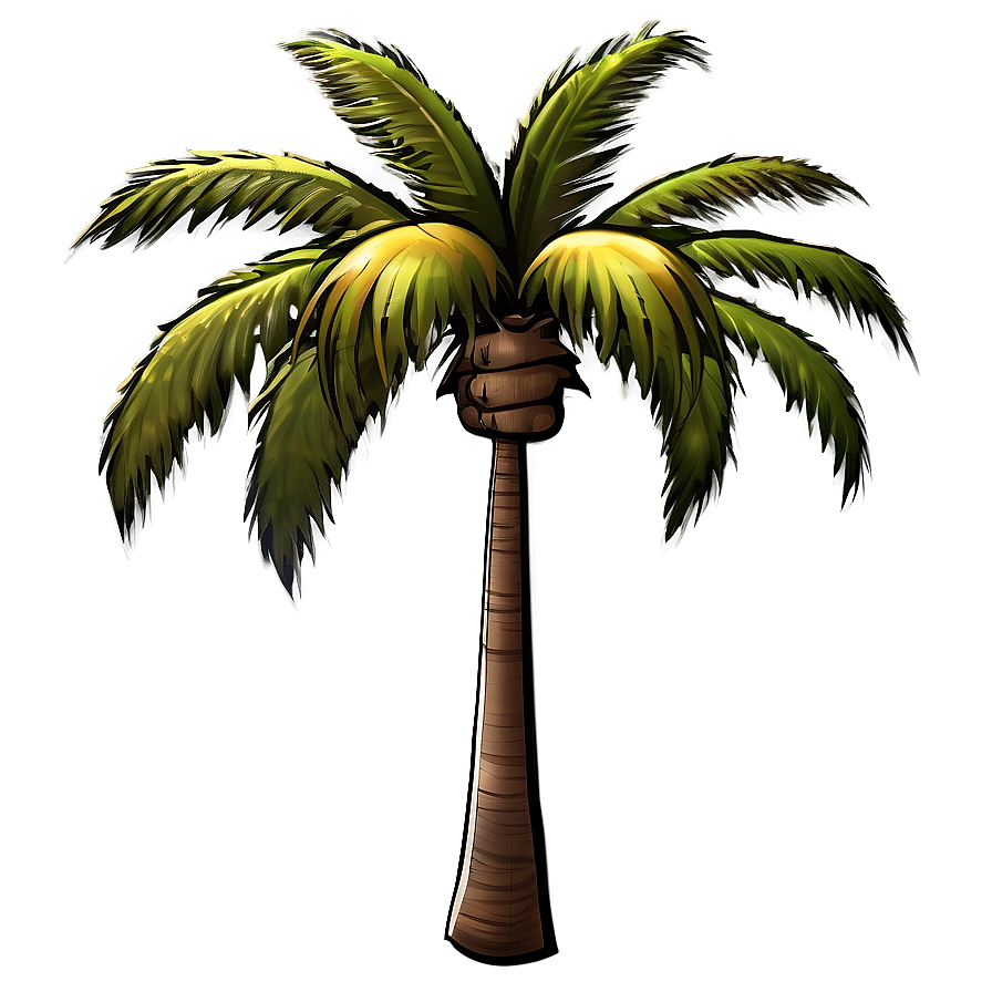 Palm Tree Branch Png 04292024 PNG