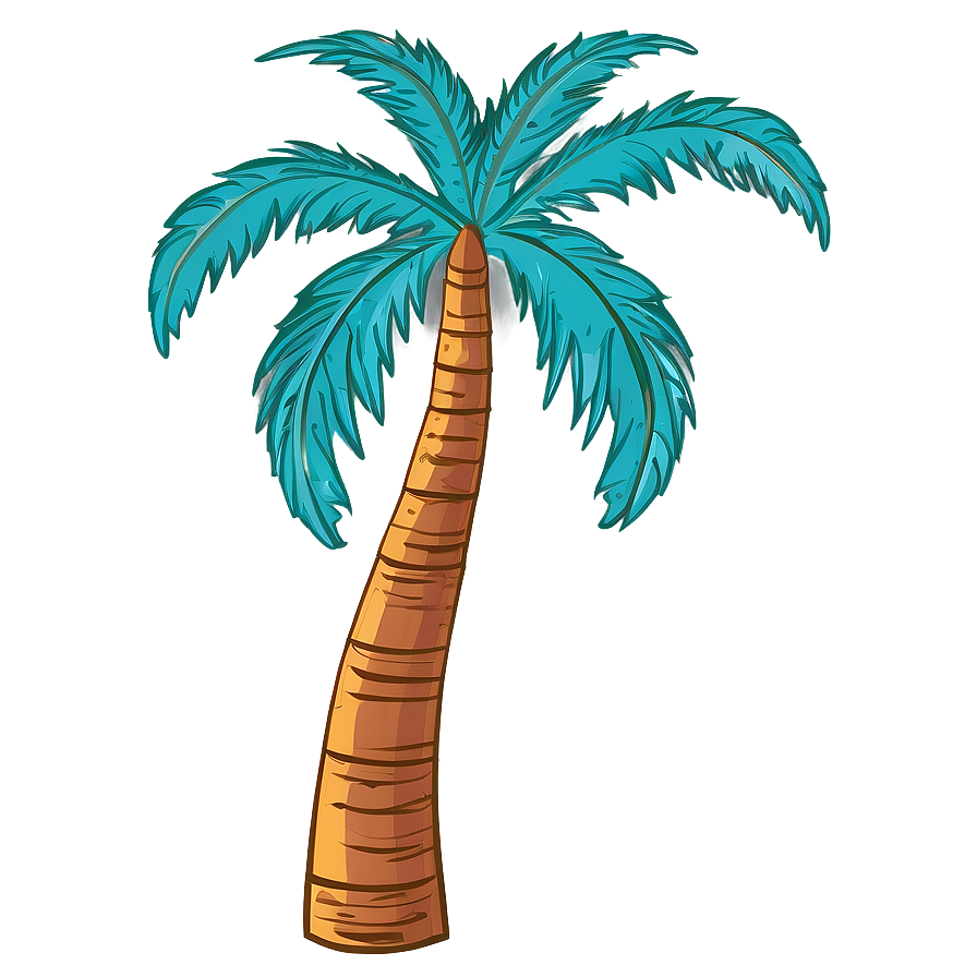 Palm Tree Drawing Png 04292024 PNG