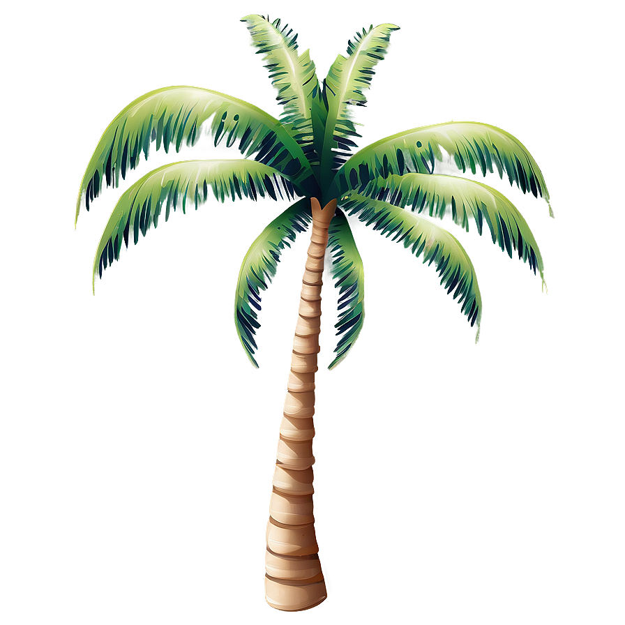 Palm Tree Illustration Png Wnr PNG