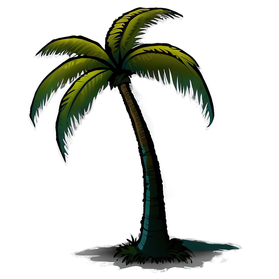 Palm Tree Silhouette Png 64 PNG