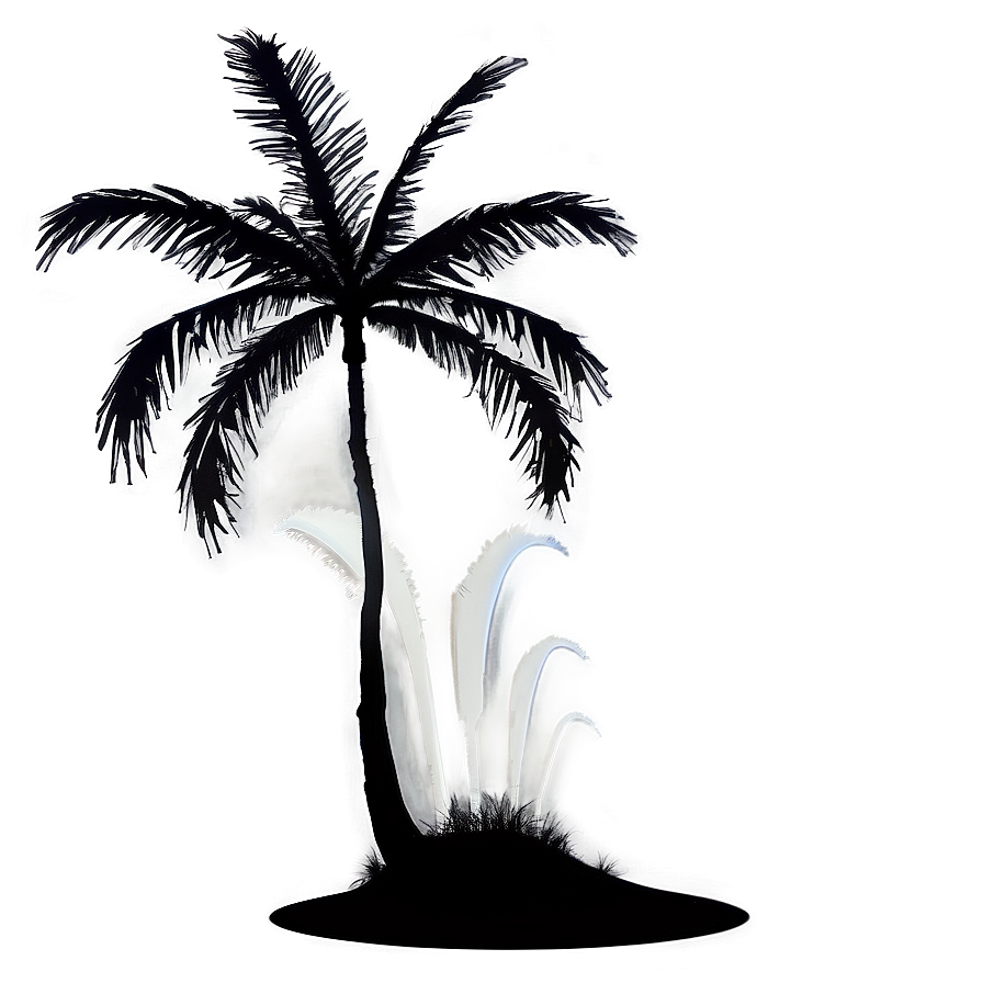 Palm Tree Silhouette Png Uwt PNG