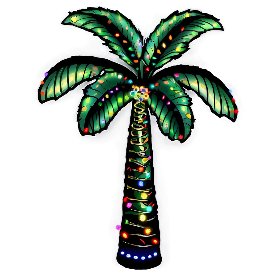 Download Palm Tree With Lights Png 63 