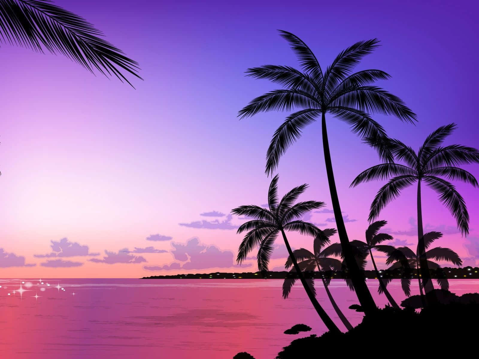 Palm Trees Background 1600 X 1200