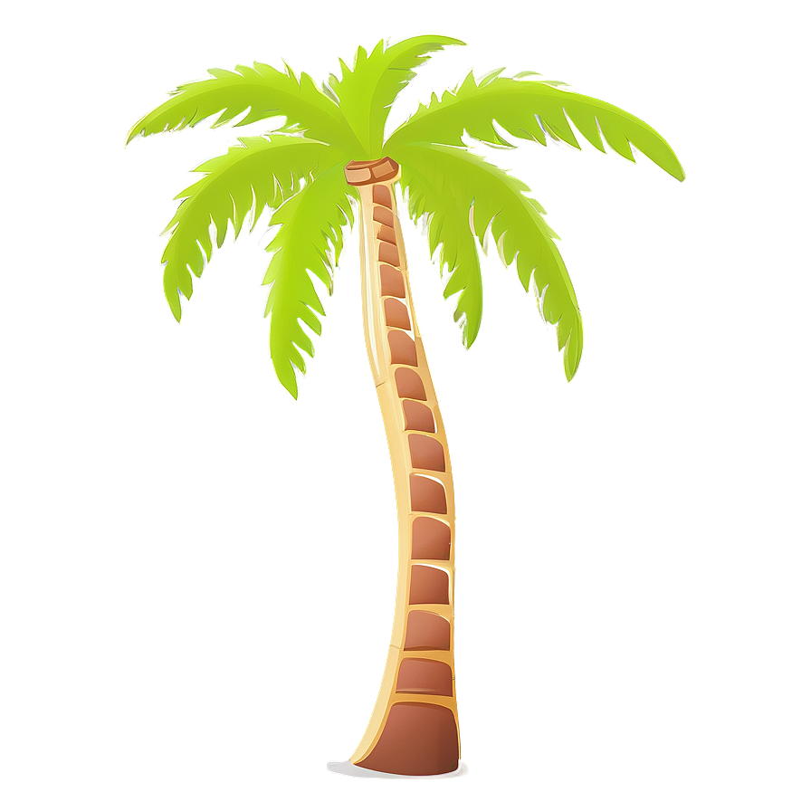 Palm Trees Line Art Png 05042024 PNG
