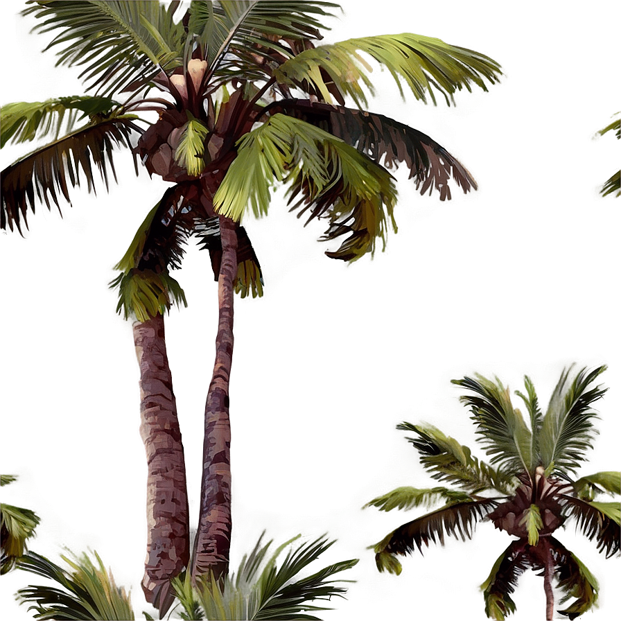 Palm Trees On Island Png 29 PNG