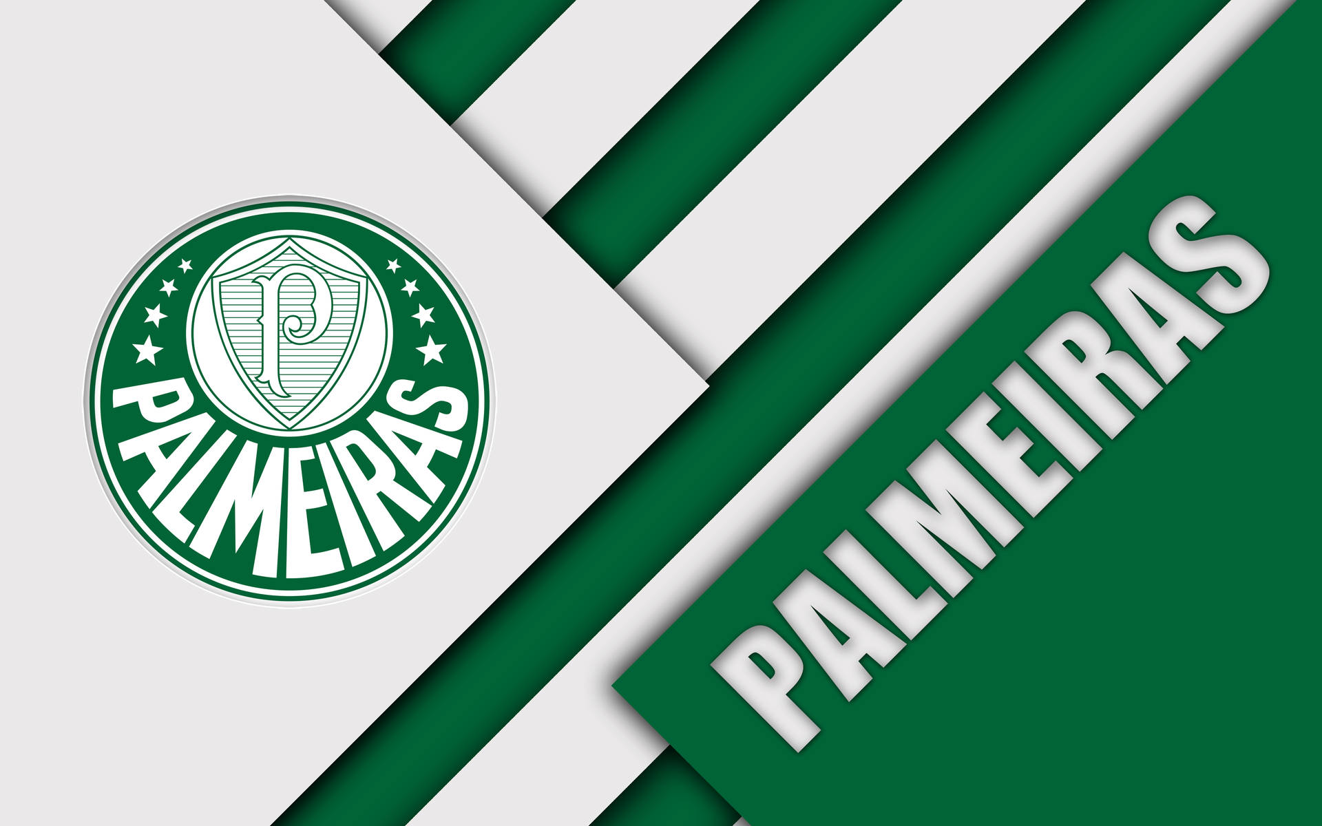 Palmeiras Diagonal Lines Wallpaper