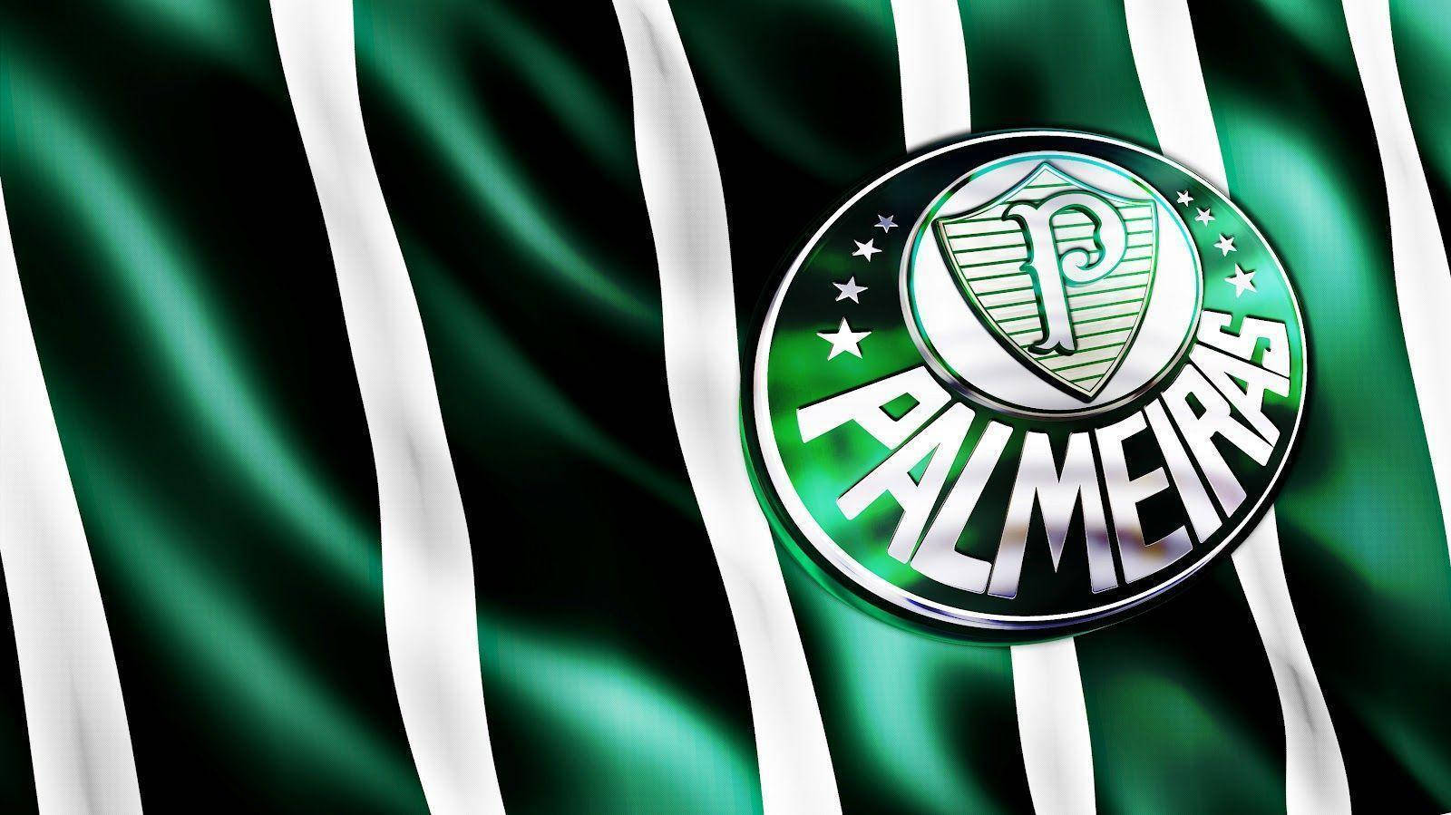Palmeiras Glossy Flag Wallpaper