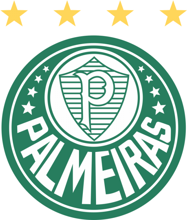 Palmeiras Logowith Stars PNG