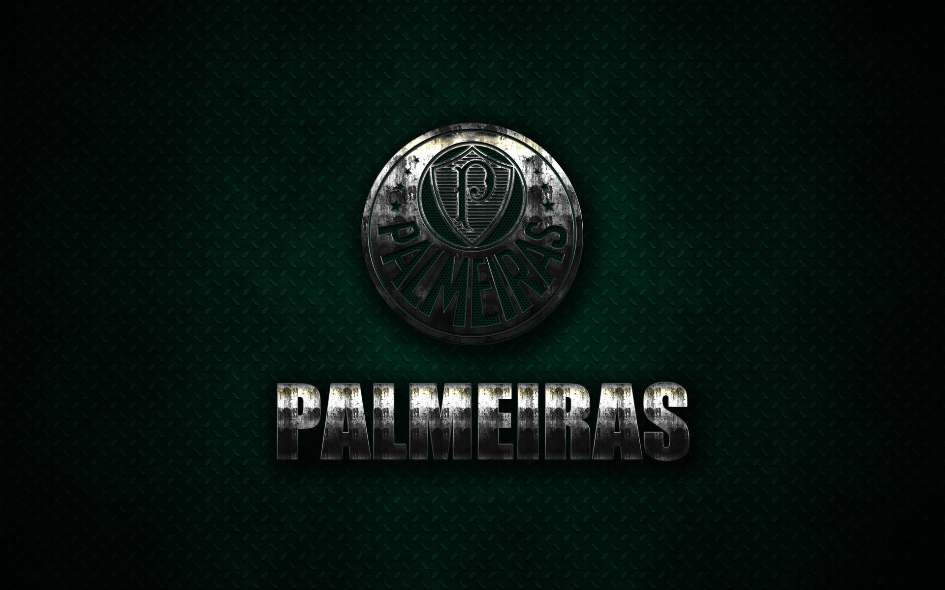 Palmeiras Metal Wallpaper