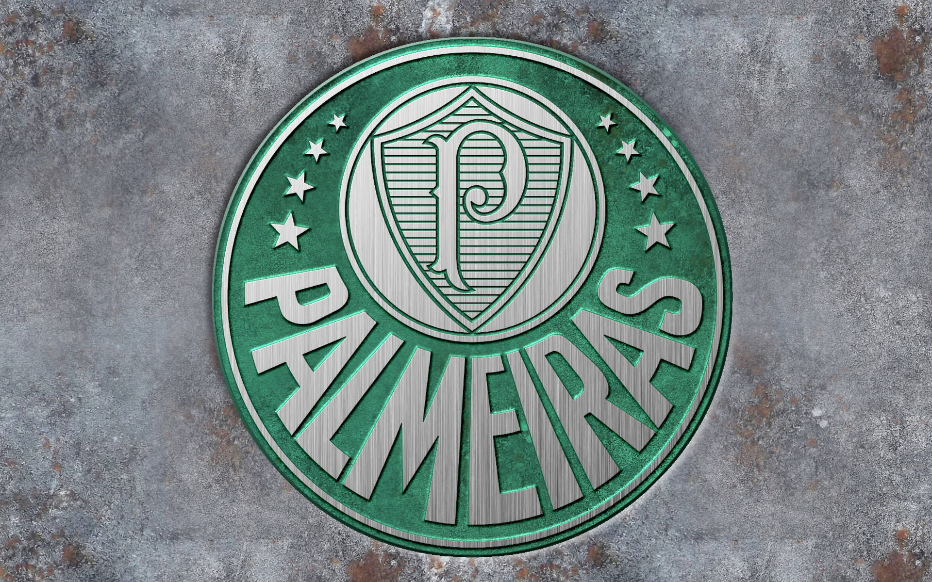 Palmeiras Metallic Wallpaper