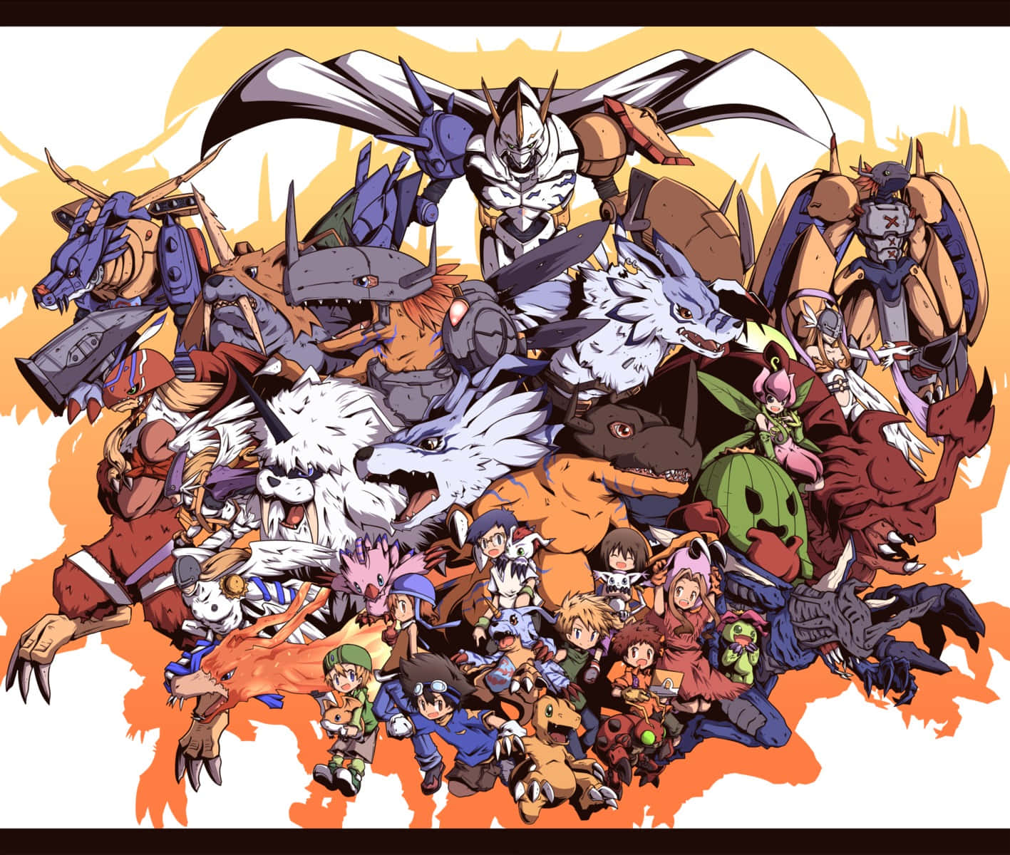 "palmon, The Vegetation Digimon In Action" Wallpaper