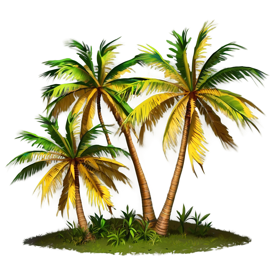 Palms In Windy Weather Png Lke1 PNG