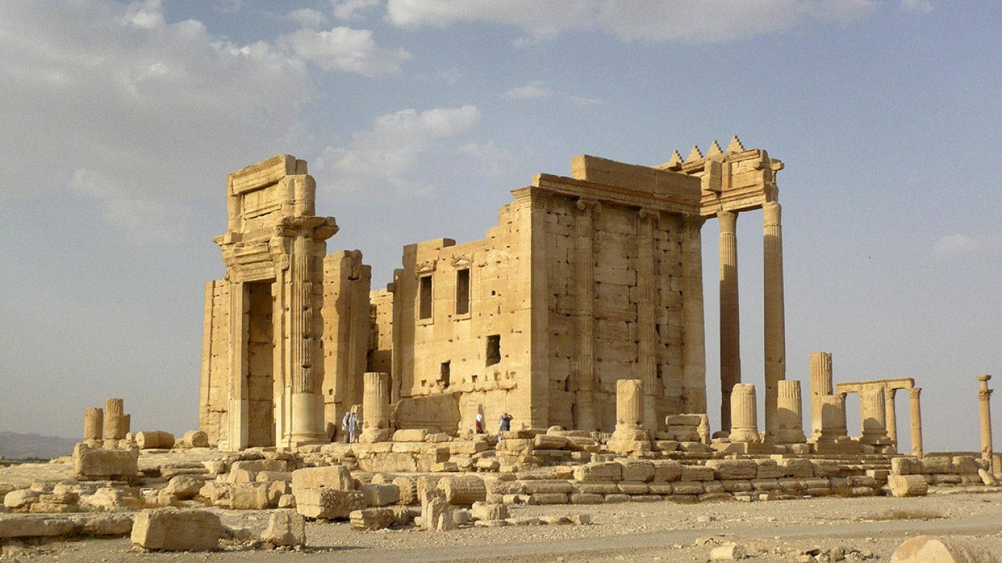 Eltemplo De Bel De Palmyra Fondo de pantalla