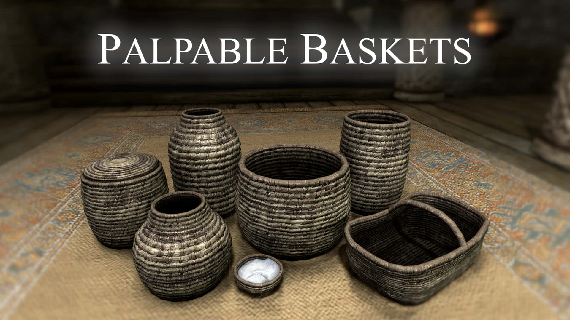 Palpable Baskets Wallpaper