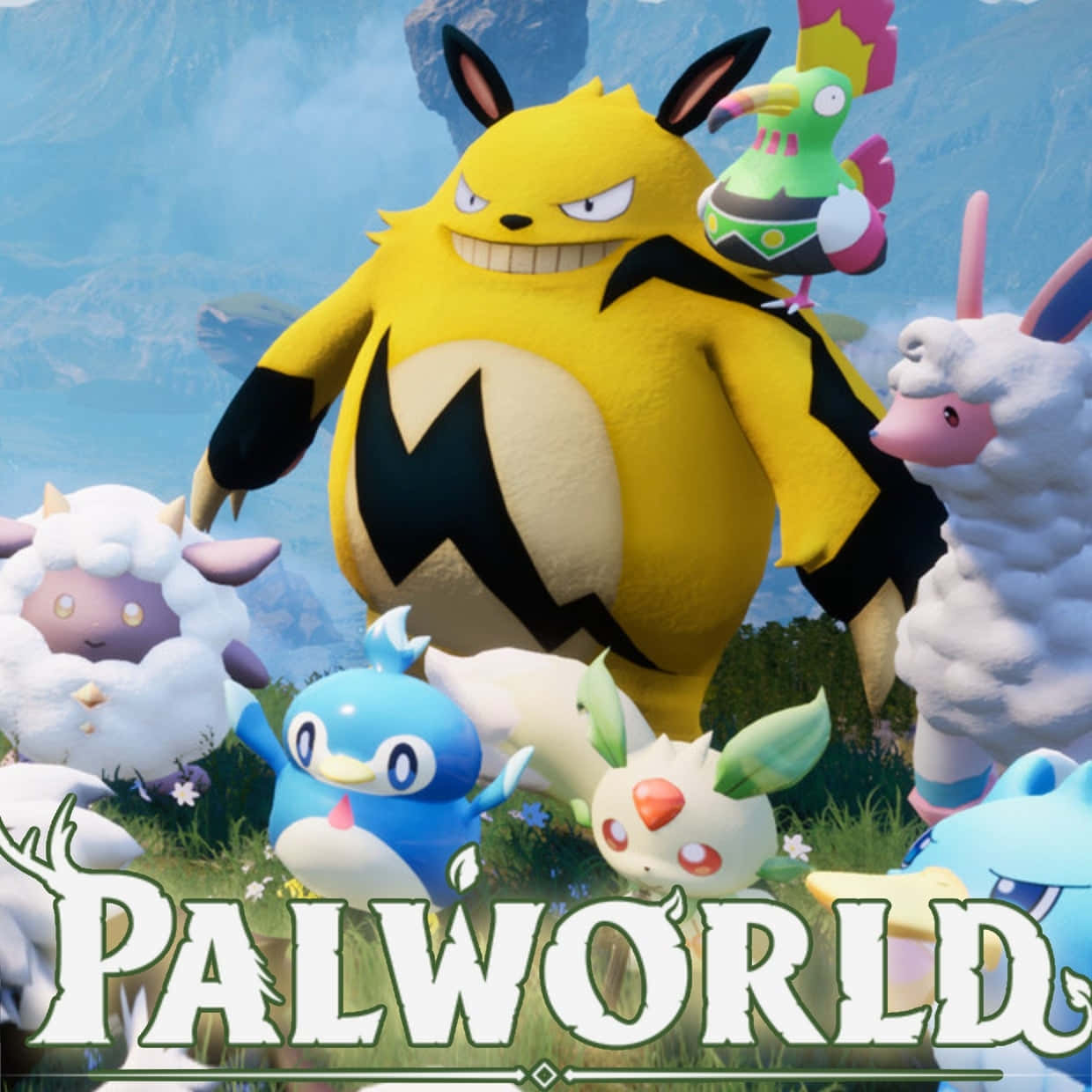 Palworld Creatures Gathering Wallpaper