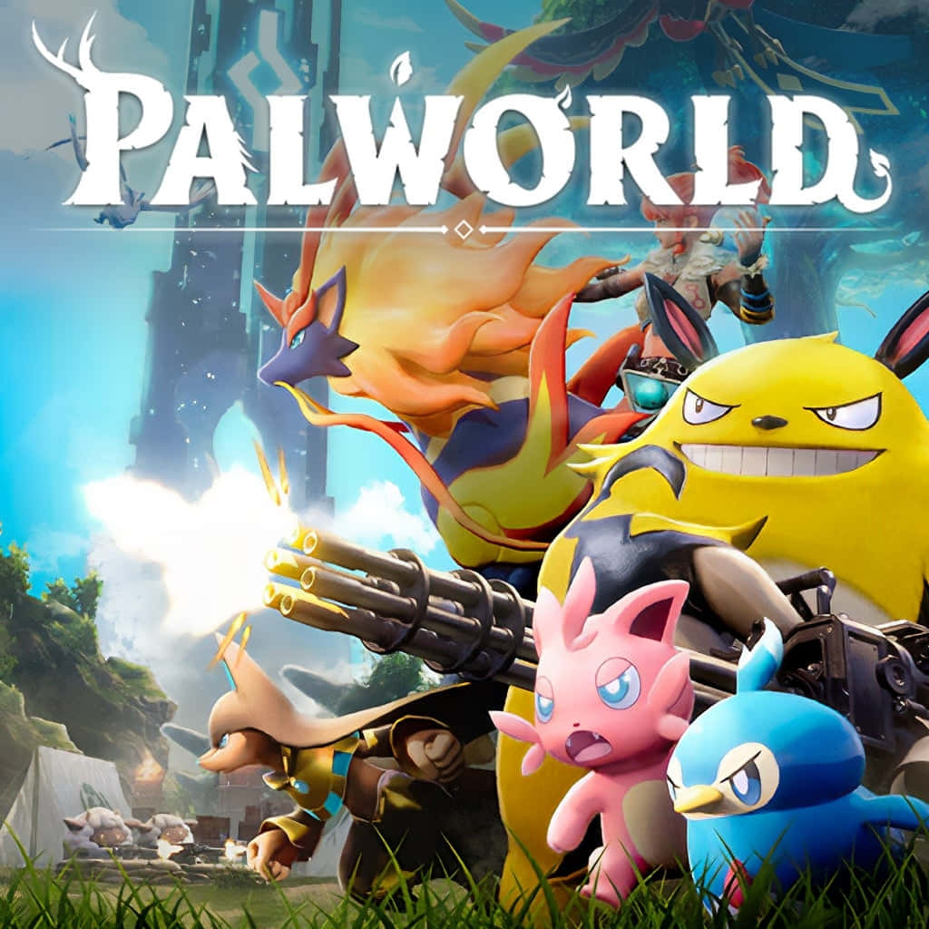 Palworld Game Cover Art Wallpaper