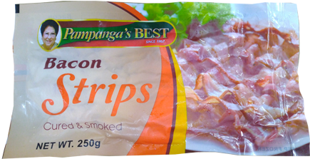 Pampangas Best Bacon Strips Package PNG