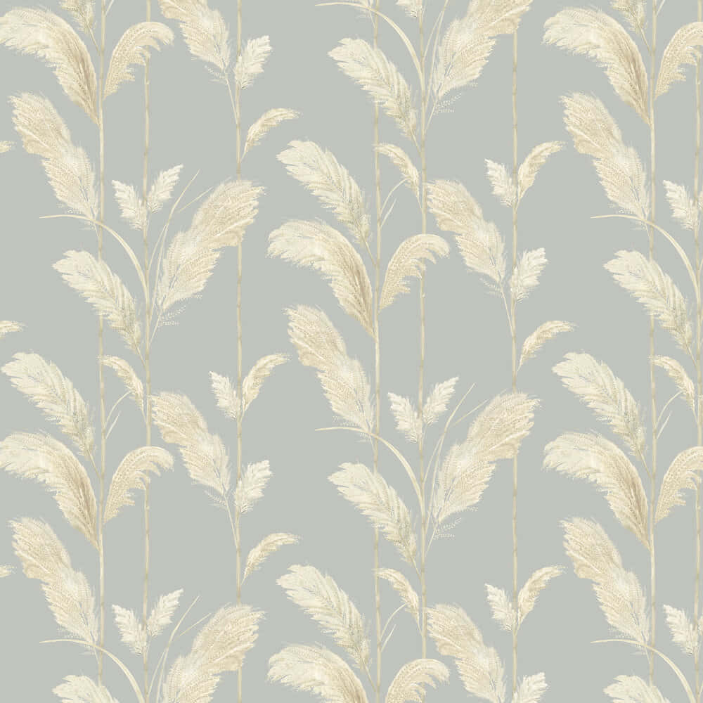 Pattern Of Pampas Grass Background