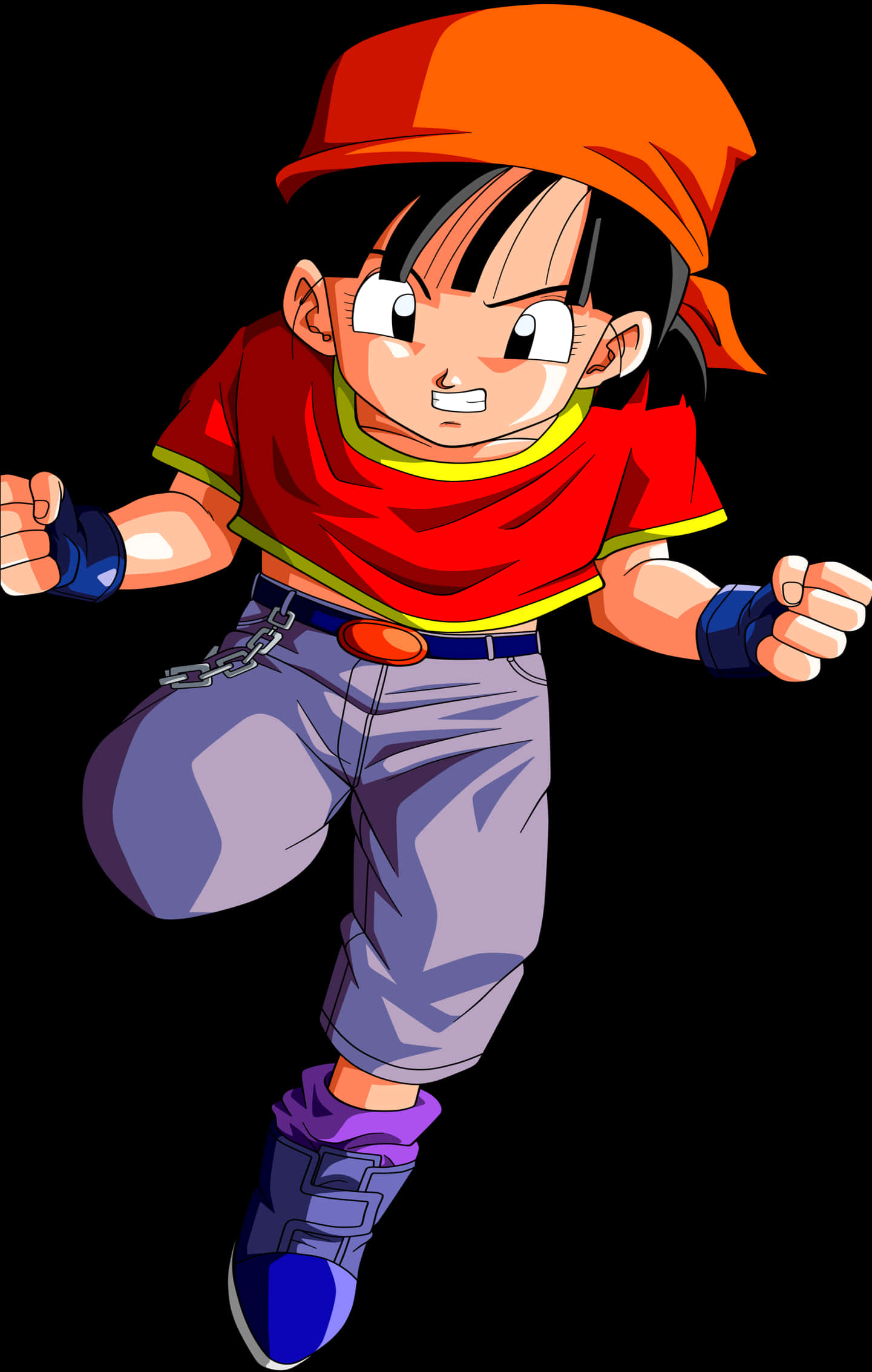 Pan D B Z Character Action Pose PNG