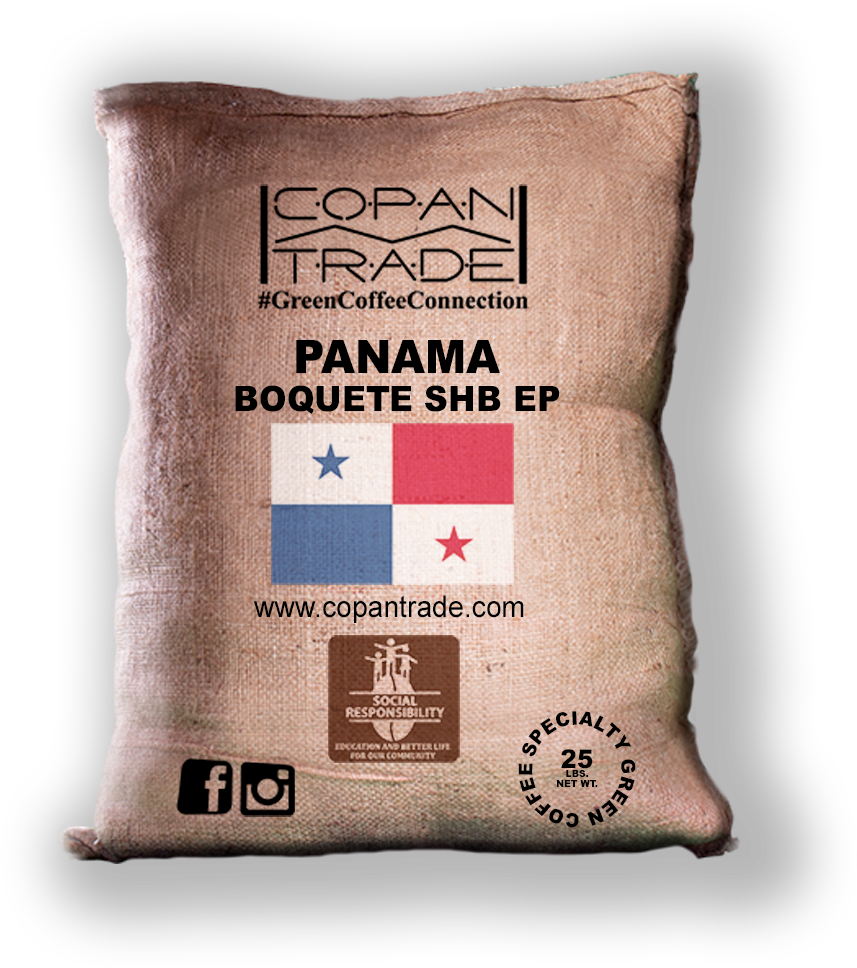 Panama Boquete S H B E P Coffee Bag PNG