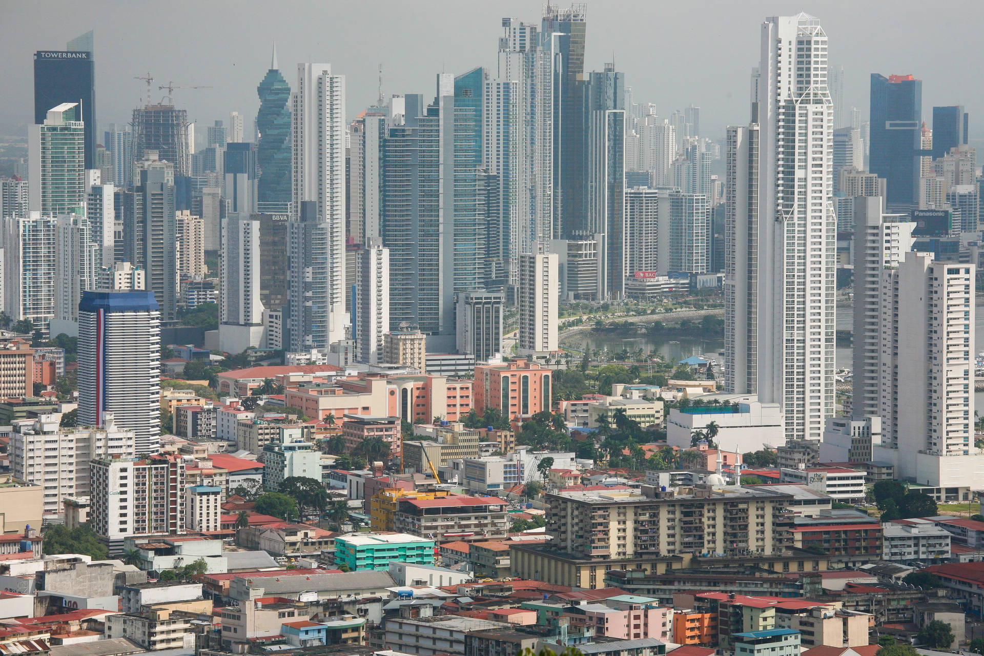 Panama Central Business District Wallpaper
